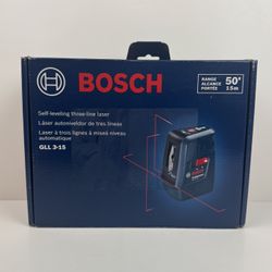 Bosch Self Leveling Three Line Laser New