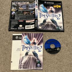 TimeSplitters 2 Nintendo GameCube Complete CIB w/ Manual Registration Card