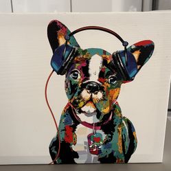 Frenchie Canvas By Alan Lambert