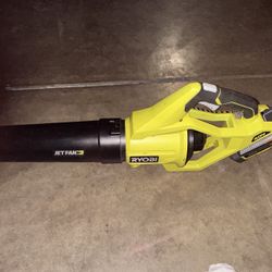 Ryobi Jet Fan Leaf  Blower Battery And Charger