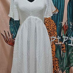 Dress White Medium New