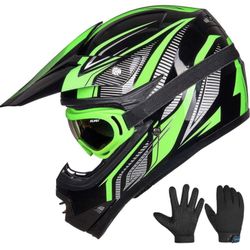New Kids Youth Dot Off Road Mix Dirt Bike Helmet $80