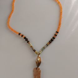 Beautiful Beaded With Flint Knapped Arrowhead 