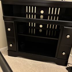 Black TV Stand