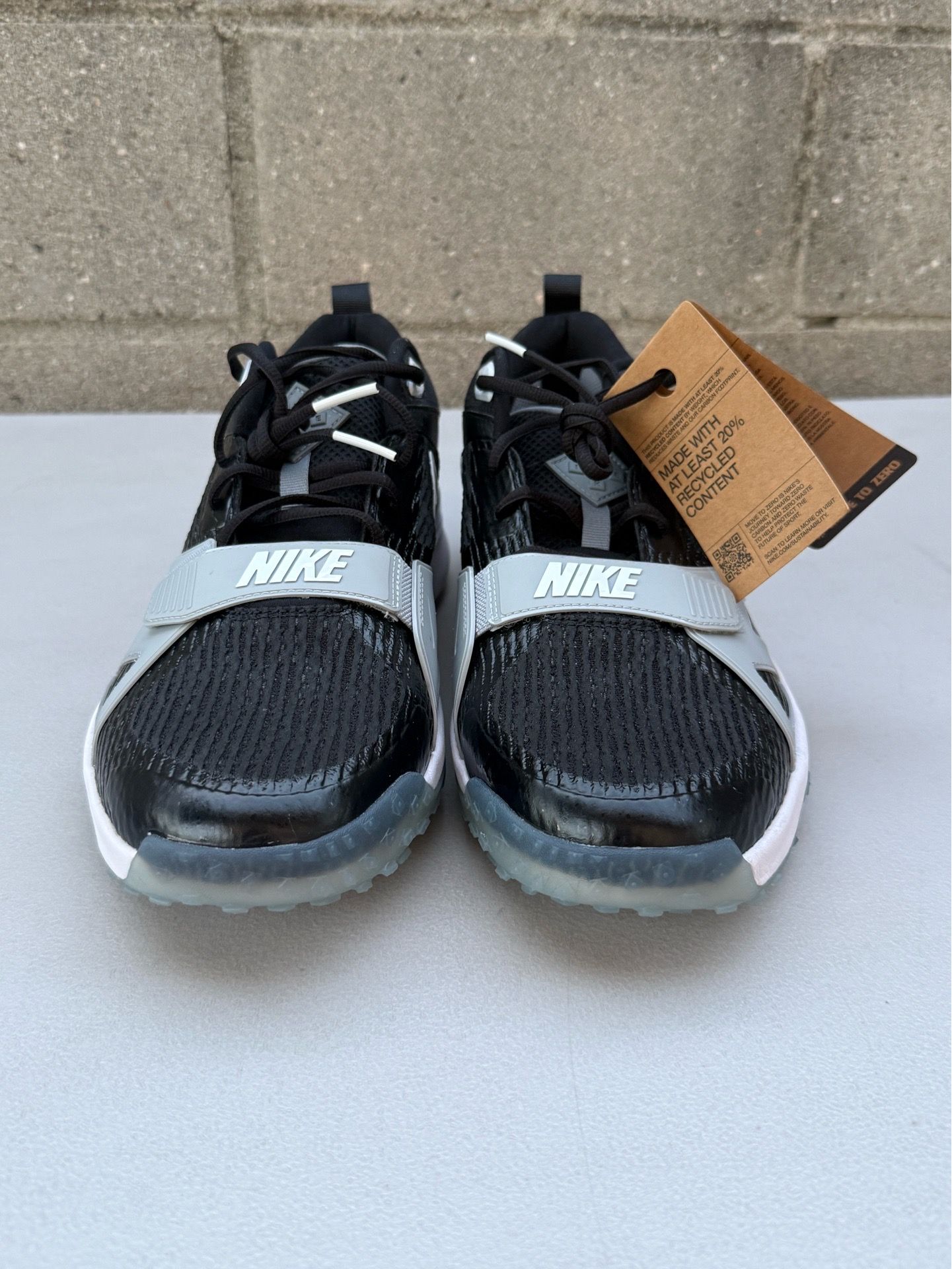 Mens Sz 12 Nike Baseball Shoes Air Zoom Diamond Elite Turf Black Gray FN4250-002 Size 10.5 - Nike Air Zoom Diamond Elite Turf | Mercari main image 2
