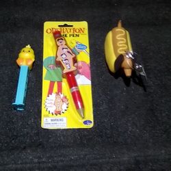 Operation Pin Collectors Keychain And Pez Dispenser