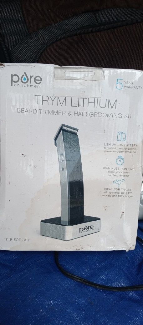 Pure Enrichment Trym Rechargeable Men's Electric Shaver 