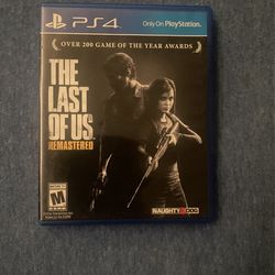 The Last Of Us Remastered PS4 Game