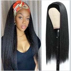 Headband Wig 24 Inch Long Synthetic