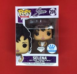 Funko Pop! Rocks Selena #206 Diamond Collection Exclusive White Grammy Dress