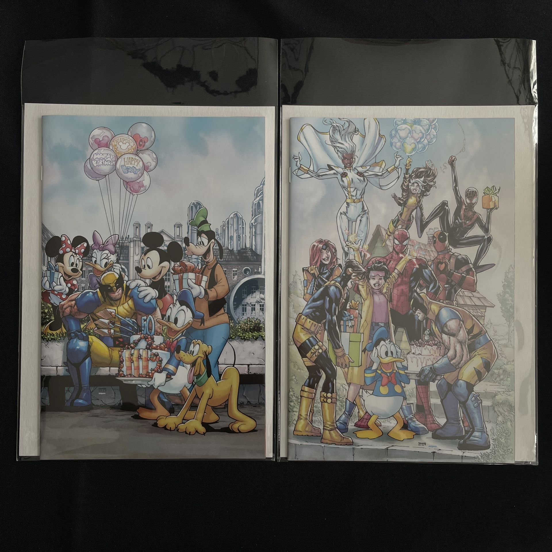 Disney D23 Expo 2024 Exclusive Marvel Wolverine & Donald Duck Comic Variant Set