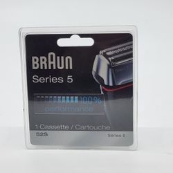 BRAUN 52S Series 5 Replacement 1 Cassette New, sealed. Made in Germany. 
UPC 0(contact info removed)0693.  weight 2oz plus shipping materials.