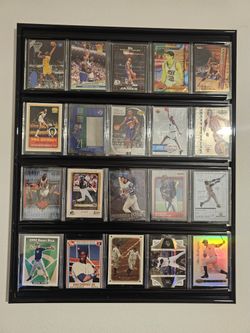 MVP Atheletes Mixed Sports Cards Framed