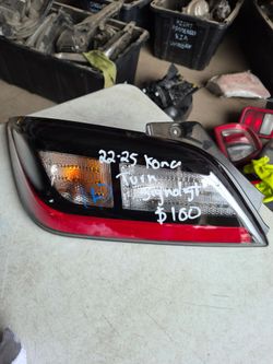 Hyundai kona left tail light bumper oem
