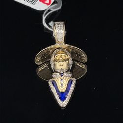 10KT Yellow Gold Diamond Mortal Kombat Radien Pendant 5.40g .8CTW 182240/3 