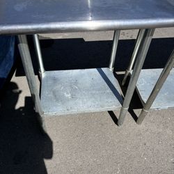 Stainless Work Kitchen Tables 