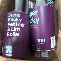 Super Sticky Pet Hair And Lint Roller Pack Of 6 