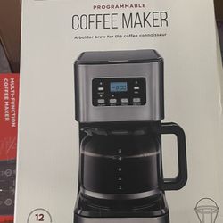 Chefman 12-Cup Programmable Coffee Maker, Electric Brewer, Auto Shut Off,  Digital Display, Stainless(brand new, in box) for Sale in Henderson, NV -  OfferUp