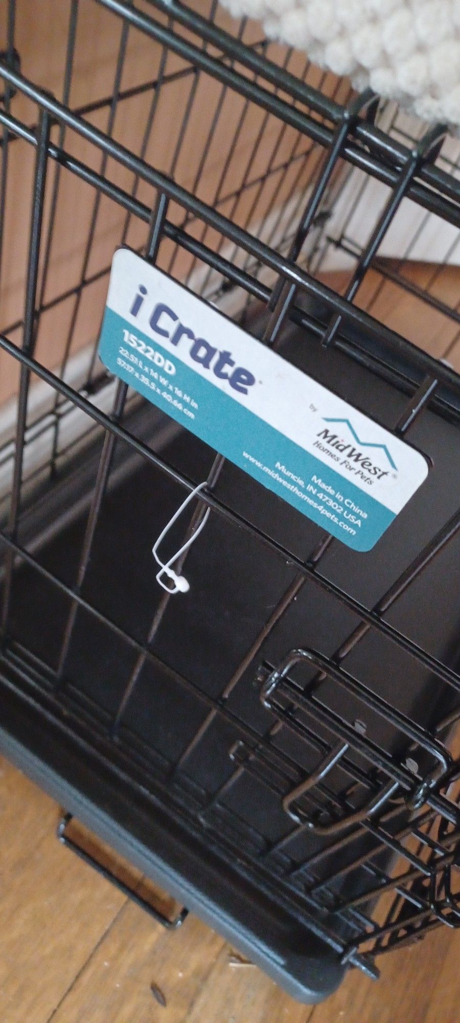 Dog Cage And Bed/Couch Wedge