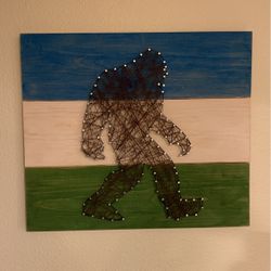 Custom Portland Art - Nail and String - For The Adventure Seeker And Their Living Room