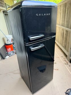 FREE Galanz Retro Black Mini Fridge with Freezer