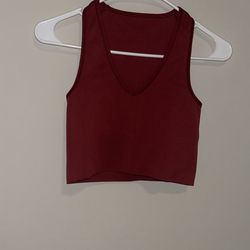 Dark Red Tank 