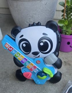 Fisher-Price Baby Learning Toy Link Squad Jam & Count Panda with Music & Lights