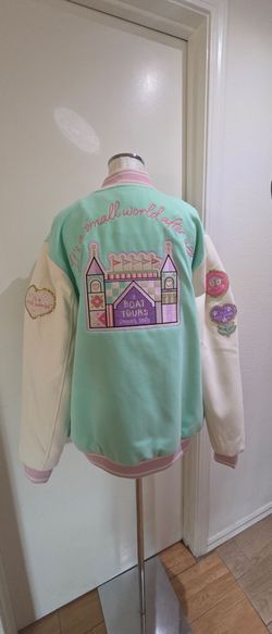 Stoney clover ln Disney Disneyland its a small world varsity jacket new size xl