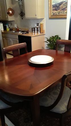 Table and 4 chairs