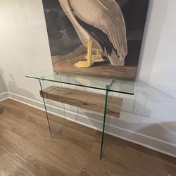 Glass Entry Way Table 