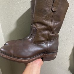 The Sportsman’s Boots Browning Brown Leather Made in USA Size 8 E