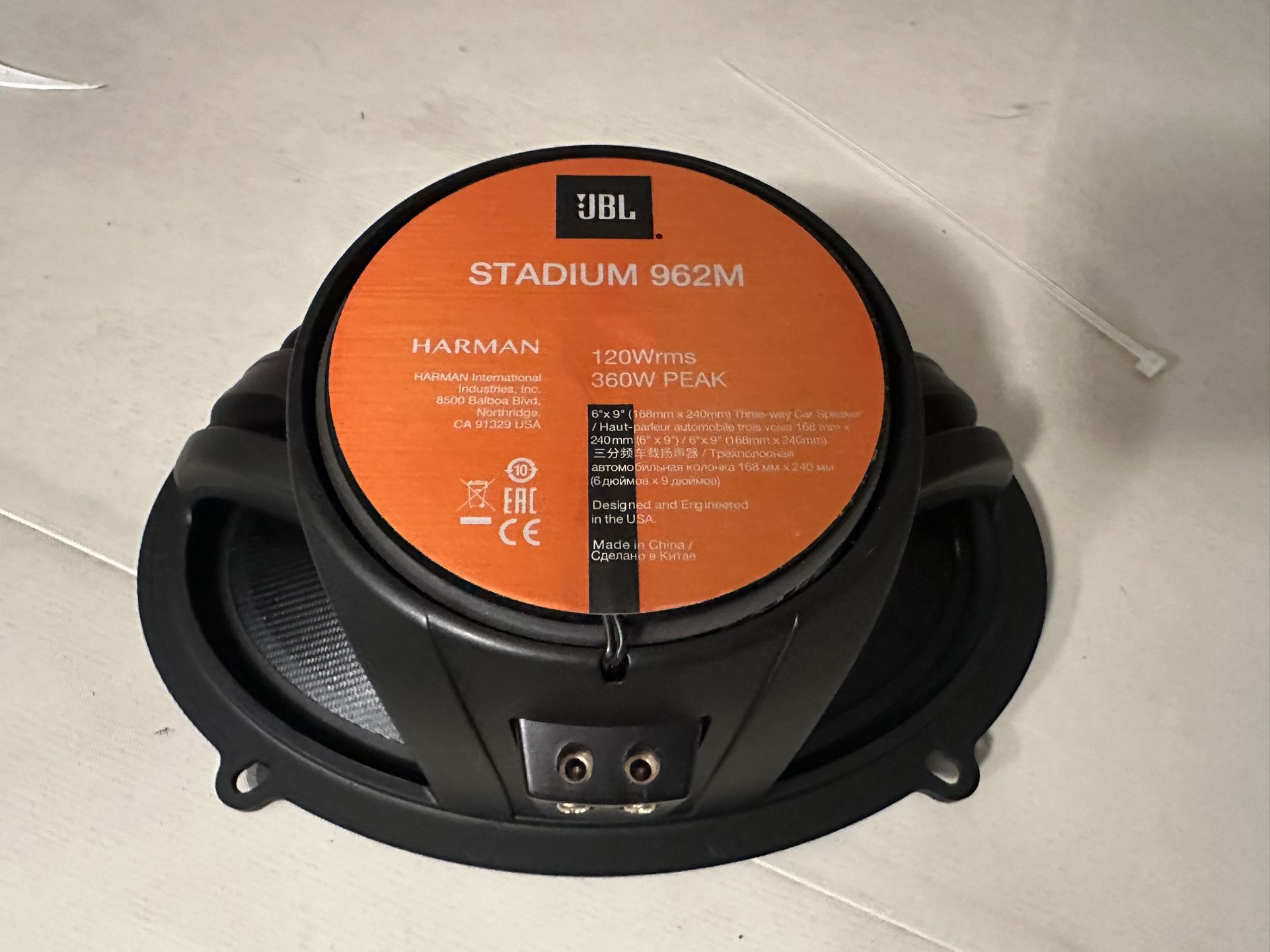 6x9 JBL Stadium 962M Speakers