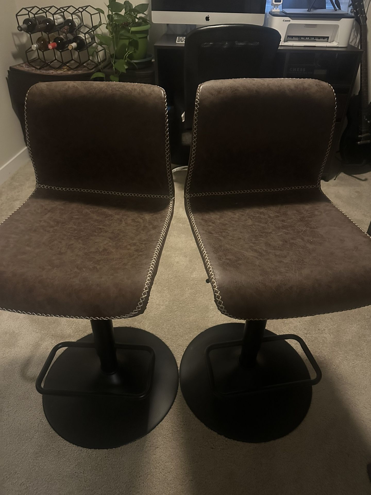 Jayden KD Low Back Bar Stools