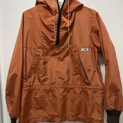 Early 80’s Vintage North Face (brown label) burnt orange all-weather Anorak