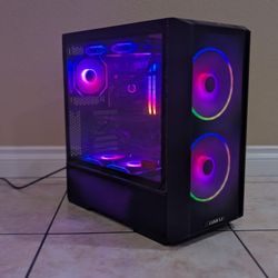 AMD Ryzen 5 7400f + RTX 4060 RGB Gaming Desktop PC Computer 
