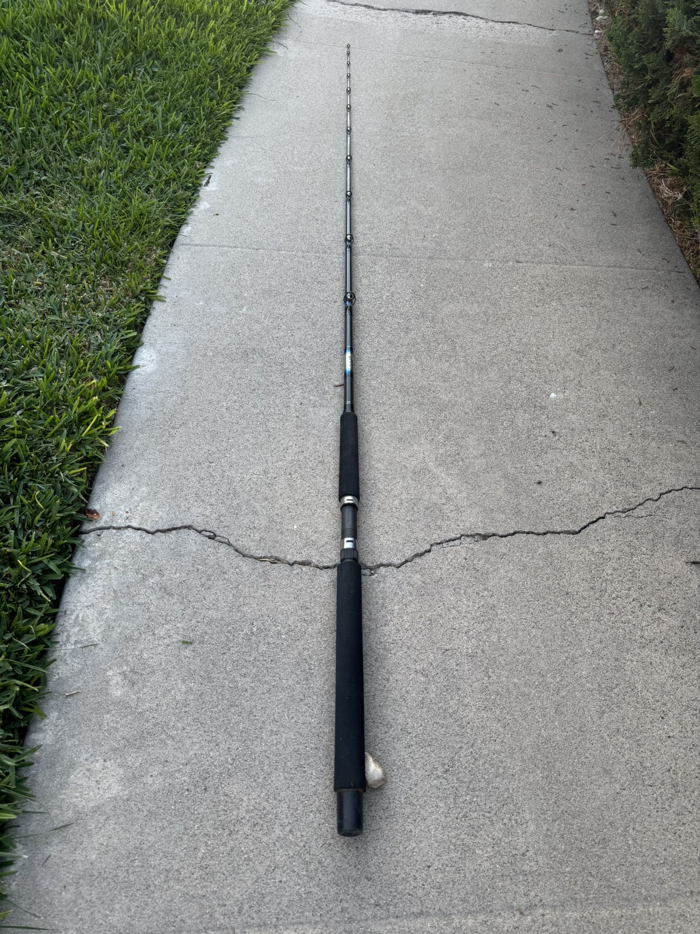 CUSTOM FISHING ROD 8ft Rated 30-60lbs