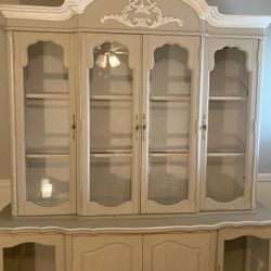 Antique Armoire With Stereo 
