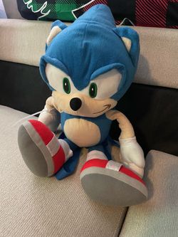 Sonic the Hedgehog Large Plush Stuffed Toy backpack
