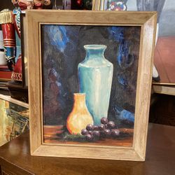 Mid-Century Oil  On Board
