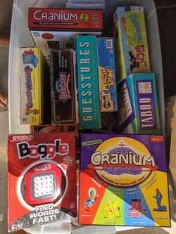 Assorted Board games , travel games
