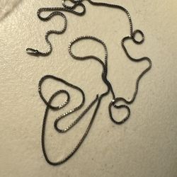 Italy 925 Silver Chain Without A Claps