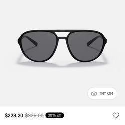 Dolce& Gabbana Polarized Sunglasses Black Frames Grey Lenses DG6150