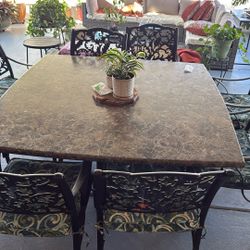 Screen Room Table With 8 Chairs