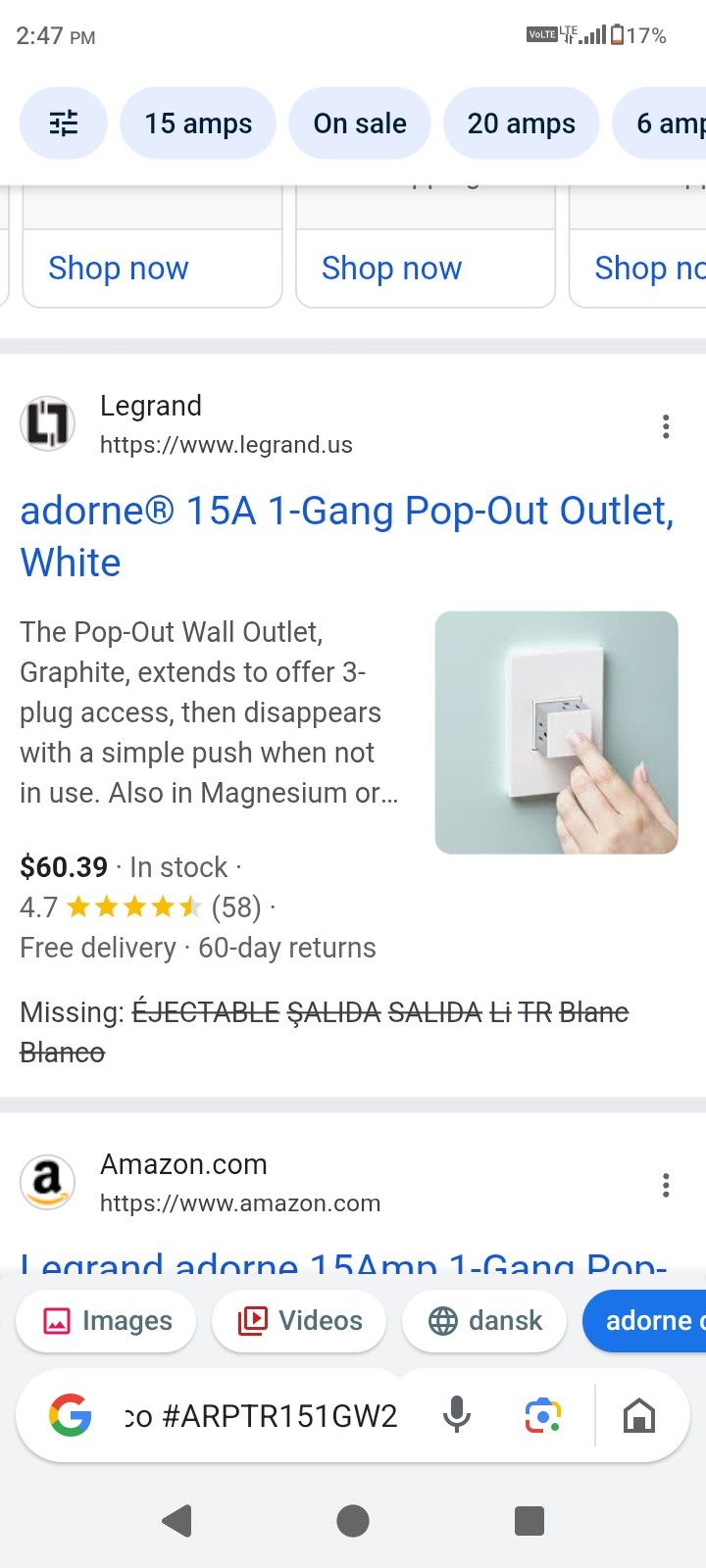 Pop-Out Outlet