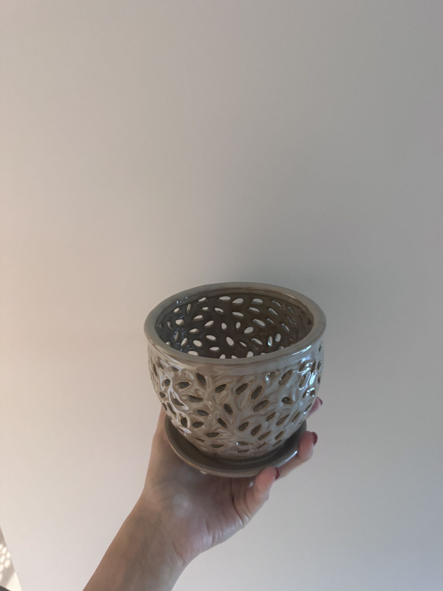 Small Ceramic Orchid Pot