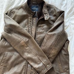 Lucky Brand: Classic Washed Leather Bonneville Jacket