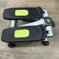 STICKGOO Stickgoo Mini Stepper with Resistance Bands and Adjustable Height Compact Home Fitness Stair