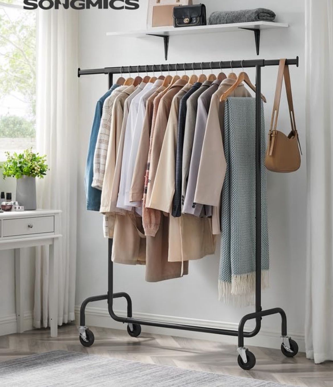 Clothes Rack with Wheels,
