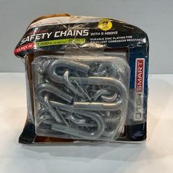 TowSmart 40 in. Towing Safety Chains with S Hooks - 5,000 lb. Capacity Class III