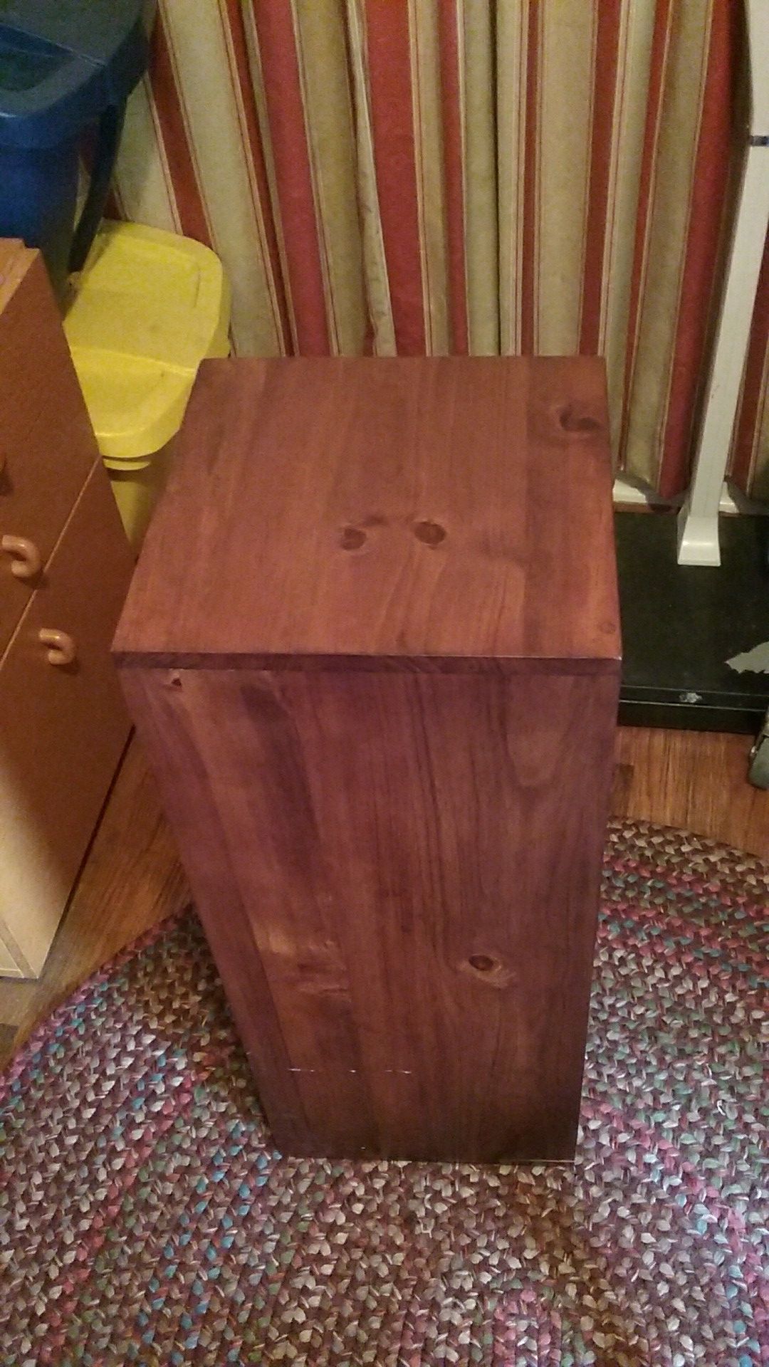 2 wood plant stands 12x12"x 29 3/4" High
